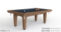 Preview: Riley Grand Solid Walnut Finish 7ft UK 8 Ball Pool Table Diner (7ft 213cm)